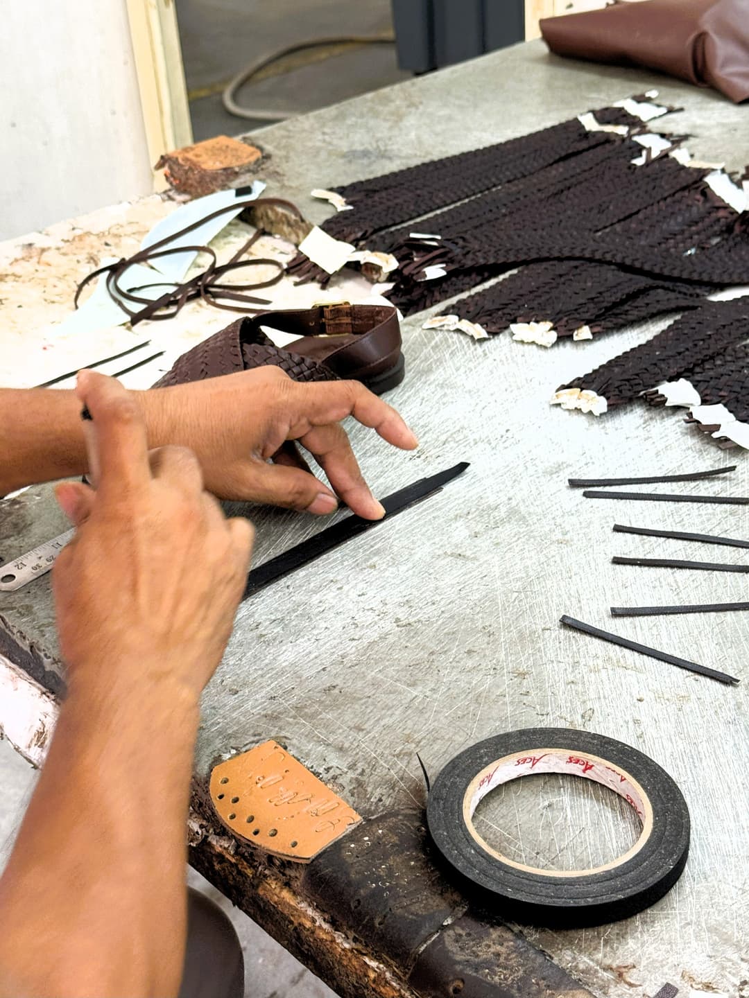 Design studio moodboard and sketches